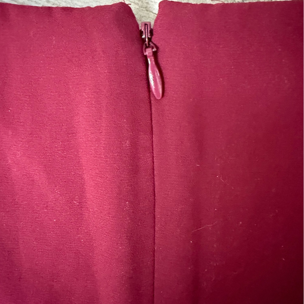 Express Deep Red Romper midsection cut out - Picture 5 of 6